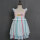 Boutique clothing wholesale  flower embroidery stripe dress